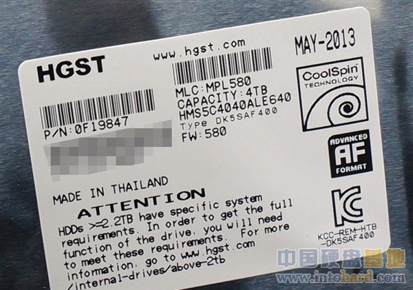 HGST 4TBӲ̸32MB ʵ64MB