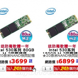 Intel̬Ӳ̷˿M.2 530