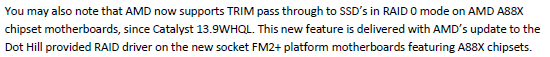 AMD߻13.9֧RAID 0 TRIM