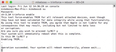 OS X 10.11ֵ֧̬ӲTRIM
